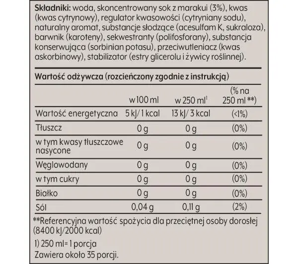 Sodastream Marakuja Passion Fruit