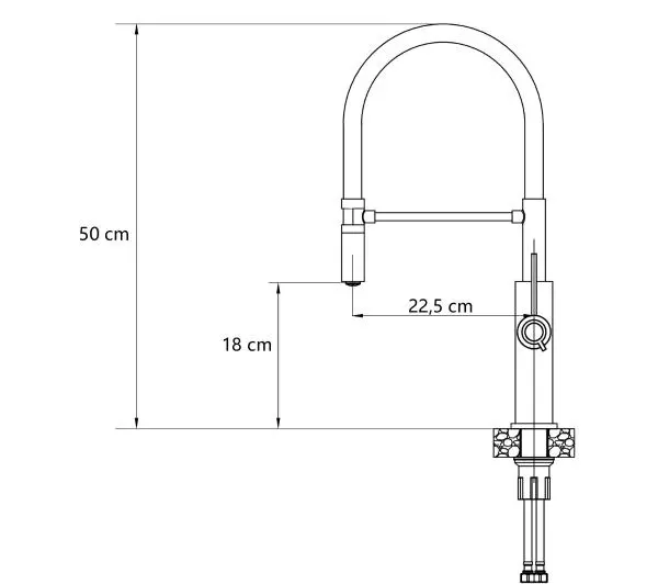 Quadron Gemma Q Line 3623501BSBL Czarny Stal szczotkowana - TRZECI -55%, ALBO 5-TY ZA 1ZŁ - Kup na Raty - RRSO 0%