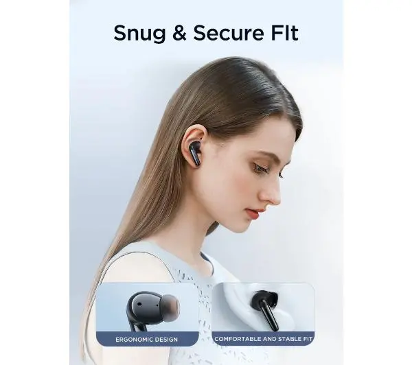 Joyroom Jbuds JR-BB1 Dokanałowe Bluetooth 5.3 Czarny