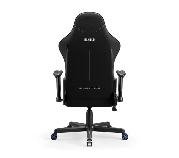 Diablo Chairs X-Starter Gamingowy do 136kg Tkanina Granatowy - Kup na Raty - RRSO 0%