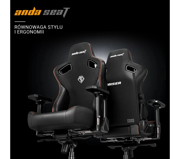 Anda Seat Kaiser 3 L Gamingowy do 150kg Tkanina Szary - Kup na Raty - RRSO 0%