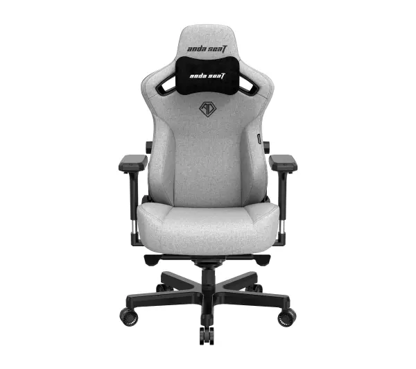 Anda Seat Kaiser 3 L Gamingowy do 150kg Tkanina Szary