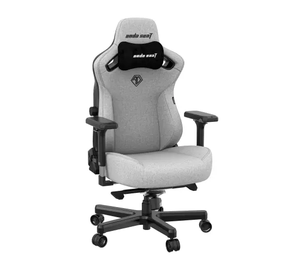 Anda Seat Kaiser 3 XL Gamingowy do 200kg Tkanina Szary - Kup na Raty - RRSO 0%