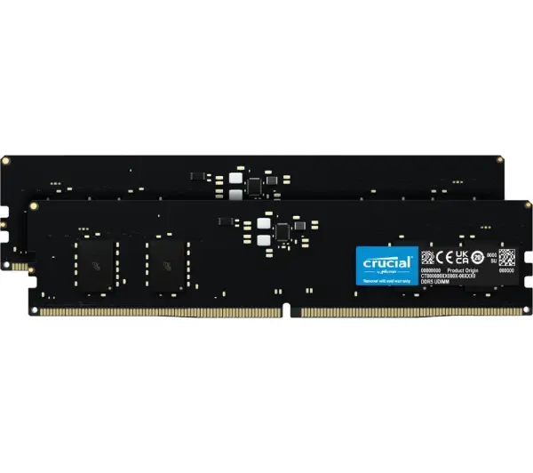 Crucial DDR5 64GB (2x32GB) 4800 CL40 Czarny