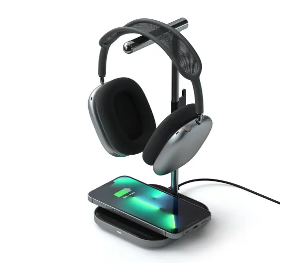 Satechi ST-UCHSMCM 2w1 Headphone Stand with Wireless Charger