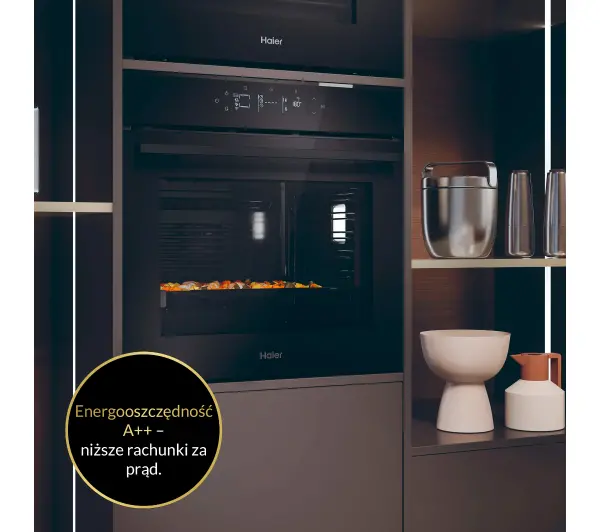 Haier ID Seria 4 H6 ID46G5YTB Funkcje AI AirFry Termosonda Zdalne sterowanie Czarny - ⚡ BESTSELLERY ⚡ - Kup na Raty - RRSO 0%