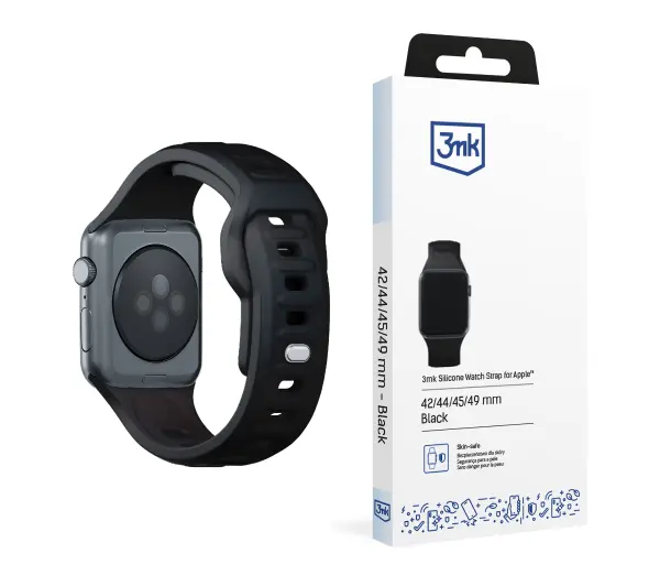 3mk do Watch 42/44/45/49mm Czarny