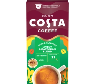 Costa Coffee Lively Amazonian Blend Ristretto 10szt.