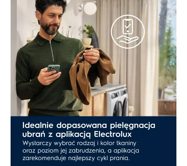 Electrolux 700 DelicateCare EW7D394UCP Funkcje AI 63,6cm 9kg Zdalne sterowanie - Kup na Raty - RRSO 0%