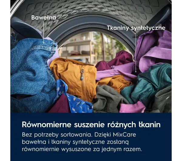 Electrolux 700 DelicateCare EW7D394UCP Funkcje AI 63,6cm 9kg Zdalne sterowanie - Kup na Raty - RRSO 0%