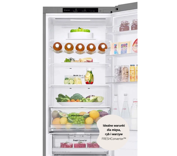 LG GBV3200CPY Pełny No Frost 203cm Komora świeżości Srebrny - Kup na Raty - RRSO 0%