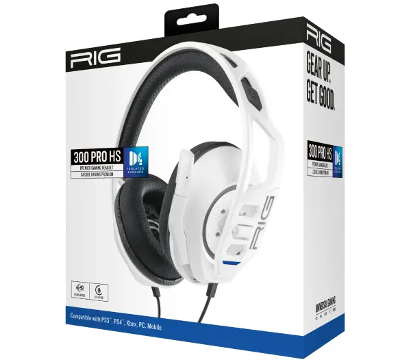 Nacon RIG 300 PRO HSW Nauszne Biały