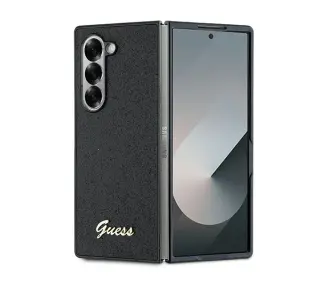 Guess 4G Glitter Script do Galaxy Z Fold 6 Czarny