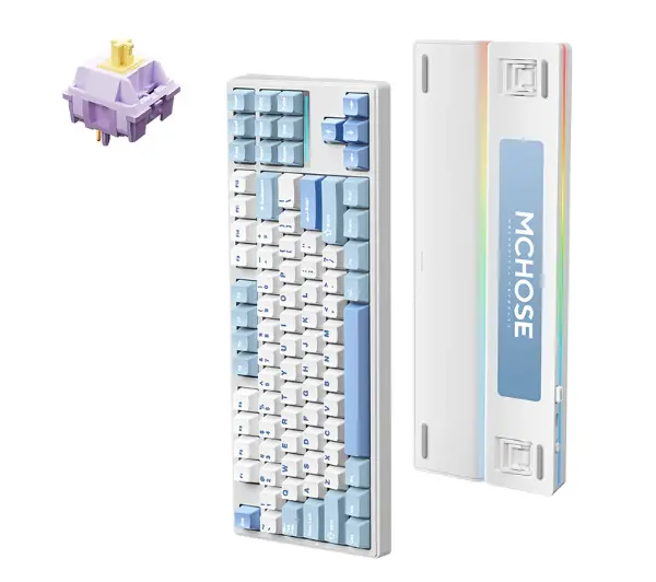 MCHOSE MC-K87-2 Hyacinth Switch Niebieski