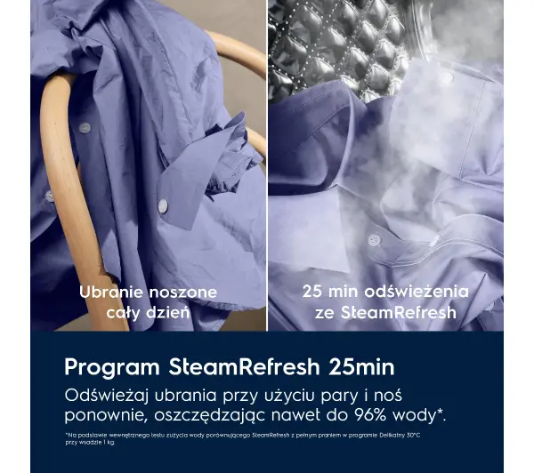 Electrolux 700 SteamCare EW7W5607AP 63,1cm 11kg/7kg Funkcje AI Zdalne sterowanie - TRZECI -55%, ALBO 5-TY ZA 1ZŁ - Kup na Raty - RRSO 0%