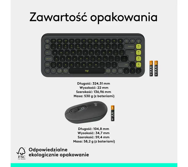 Logitech POP Icon Combo Grafitowy