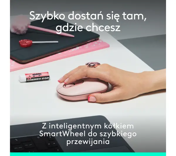 Logitech POP Icon Combo Różowy