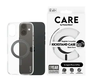 PanzerGlass Kickstand Case MagSafe do iPhone 16 Plus Czarny