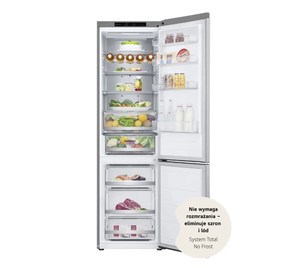 LG GBV7280AMB Pełny No Frost 203cm Komora świeżości Inox - Kup na Raty - RRSO 0%