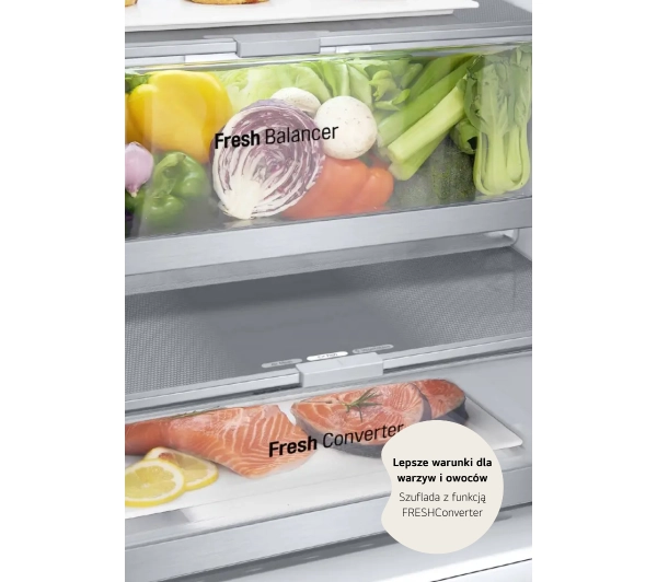 LG GBV7280AMB Pełny No Frost 203cm Komora świeżości Inox - Kup na Raty - RRSO 0%
