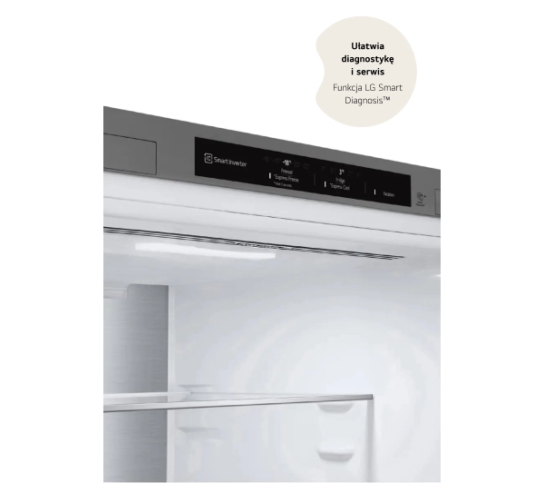 LG GBV7280AMB Pełny No Frost 203cm Komora świeżości Inox - Kup na Raty - RRSO 0%