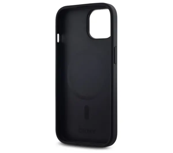 DKNY Plain Logo MagSafe do iPhone 15 Plus Czarny