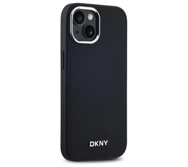 DKNY Plain Logo MagSafe do iPhone 15 Plus Czarny