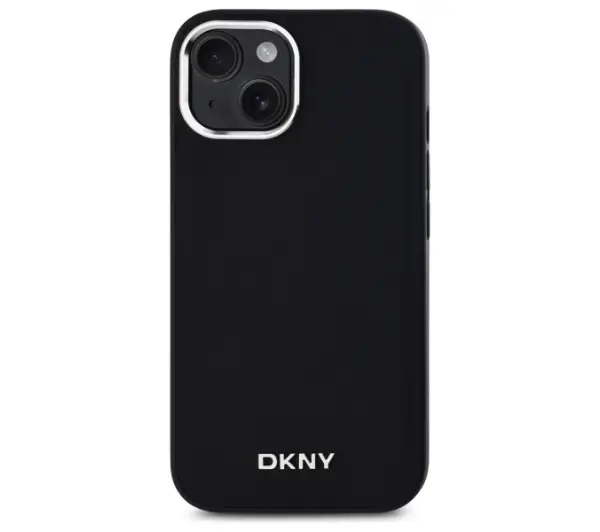 DKNY Plain Logo MagSafe do iPhone 15 Plus Czarny
