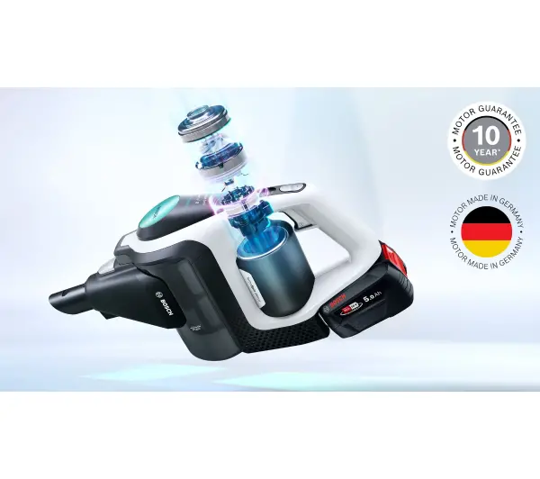 Bosch Unlimited Gen2 Serie 8 ProHygienic BCS8215HYG 45min Wymienny akumulator Mini elektroszczotka - Kup na Raty - RRSO 0%