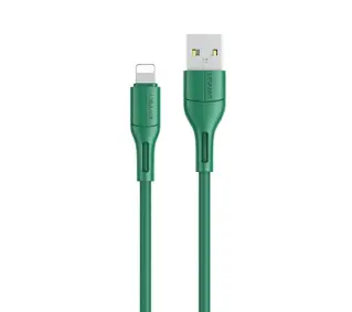 USAMS USB do Lightning 2A Fast Charge 1m Zielony