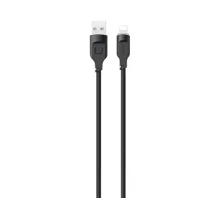 USAMS USB do Lightning 2,4A Fast Charging Lithe Series 1,2m Czarny