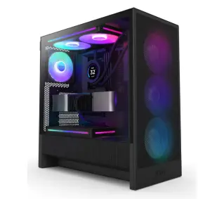 NZXT H5 Flow RGB Czarny - Kup na Raty - RRSO 0%