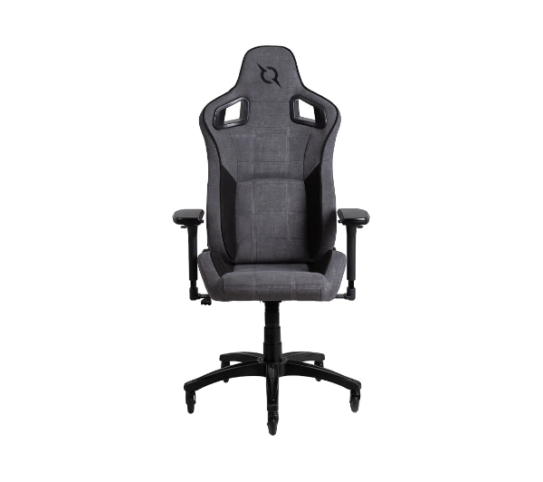 Aqirys Fenrir XL Gamingowy do 140kg Tkanina Szaro-czarny