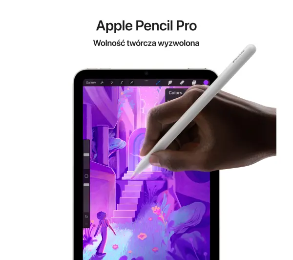 Apple iPad mini 7 gen 8,3" 128GB Funkcje AI Wi-Fi Fioletowy - Kup na Raty - RRSO 0%