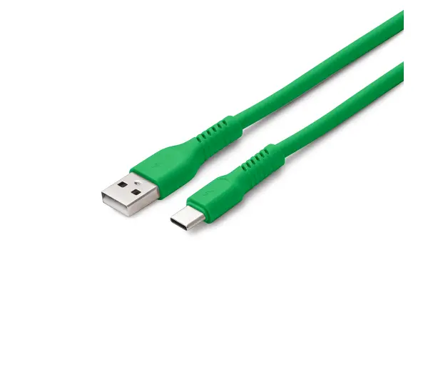 Colorum USB-A do USB-C 3A CK60 1,8m Zielony