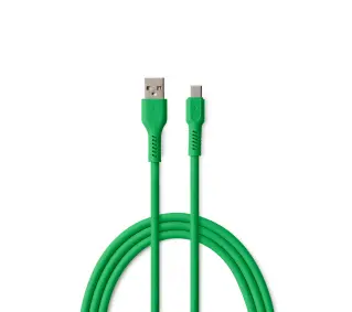 Colorum USB-A do USB-C 3A CK60 1,8m Zielony
