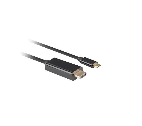 Lanberg USB C do HDMI 4K 60Hz 1m Czarny