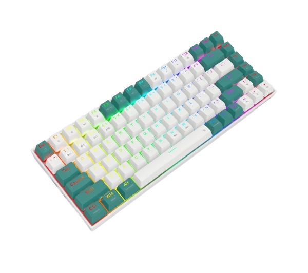 Redragon K678 Pro Singed Biało-zielony