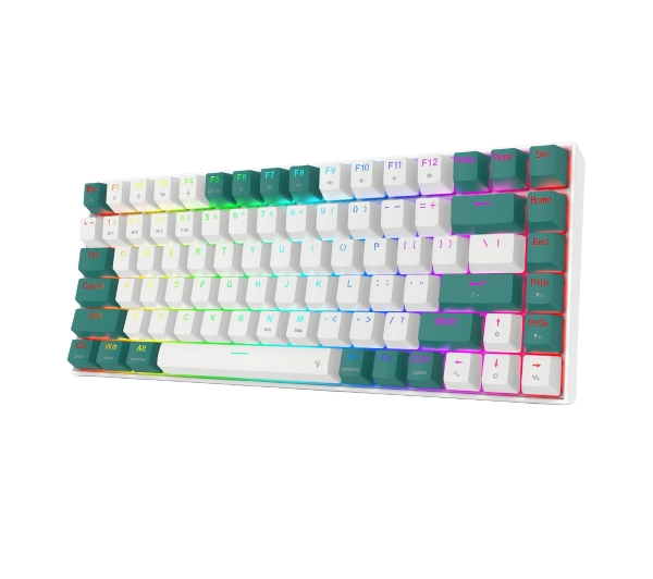Redragon K678 Pro Singed Biało-zielony