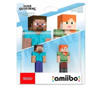 Nintendo Amiibo No. 89 Steve & Alex (Super Smash Bros. Collection)