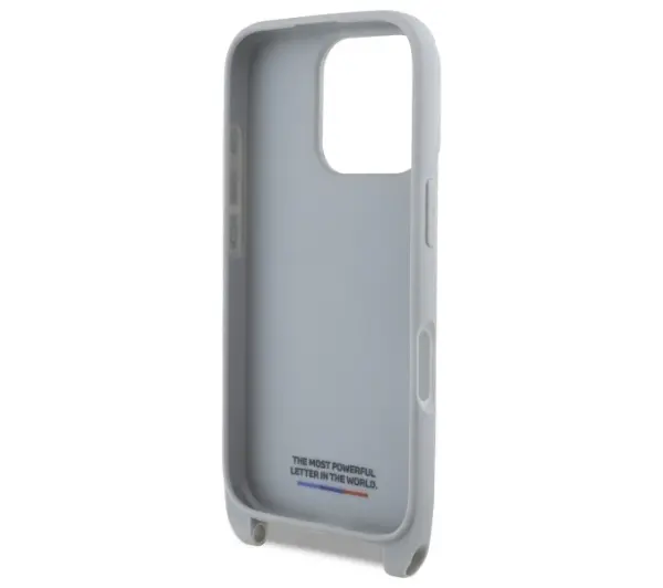 BMW M Edition Carbon Stripe & Strap do iPhone 16 Pro Max Szary