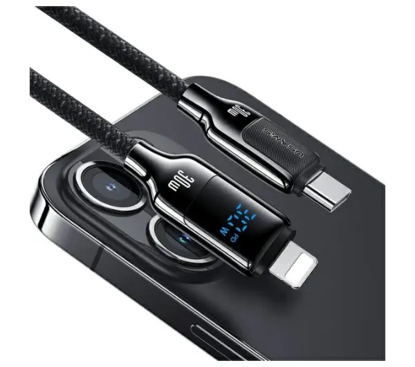 USAMS USB-C do Lightning 30W 1,2m Czarny
