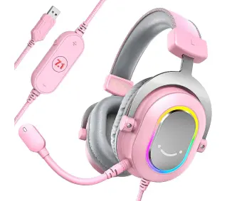 Fifine AmpliGame H6P Nauszne Różowy