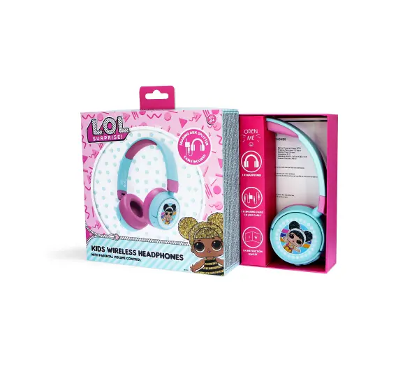OTL Technologies L.O.L Surprise! Kids Wireless Dla Dzieci Nauszne Niebiesko-różowy