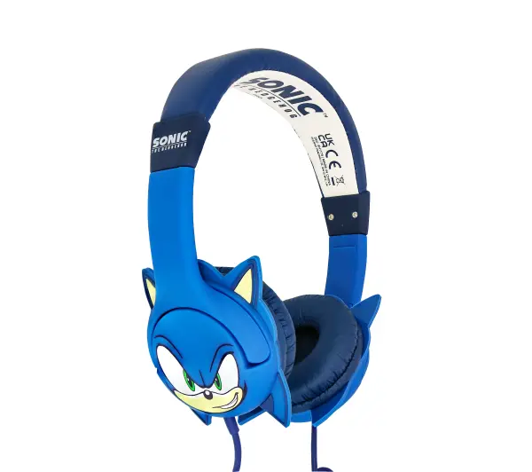 OTL Technologies Sonic The Hedgehog 3D Dla dzieci Nauszne Niebieski