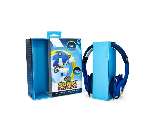 OTL Technologies Sonic The Hedgehog 3D Dla dzieci Nauszne Niebieski