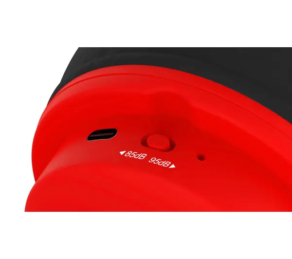 OTL Technologies Mario Kids Dla dzieci Nauszne Czerwony