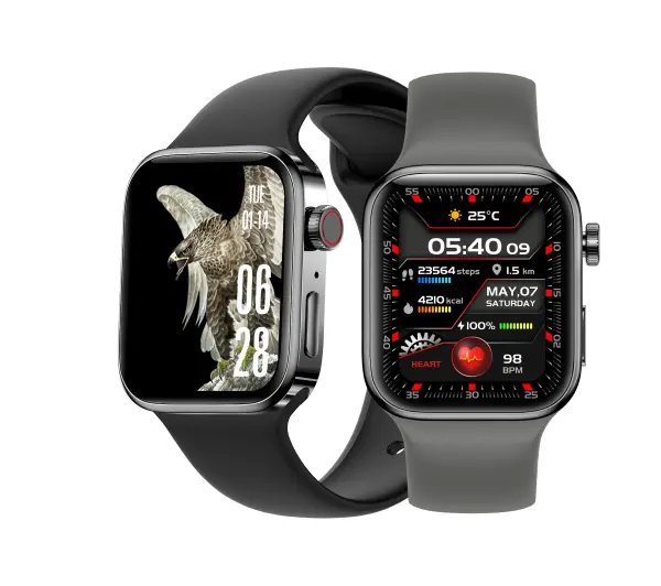 Yaxo TAMPA Funkcje AI Titanium 46mm GPS Srebrny