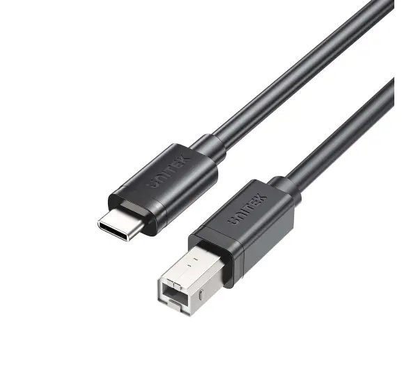 Unitek C14140ABK03-2M USB C - USB B 2.0 2m Czarny