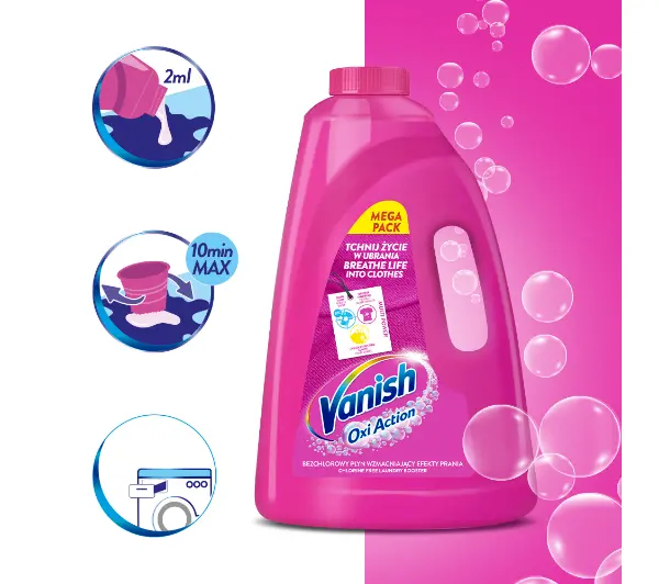 Vanish Oxi Action Pink do koloru 3l